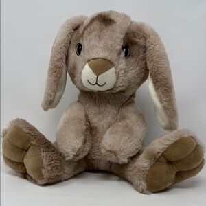 Plush Bunny Stuffed Animal - Light Brown&Cream Kid’s toy 9”tall x12” wide Easter